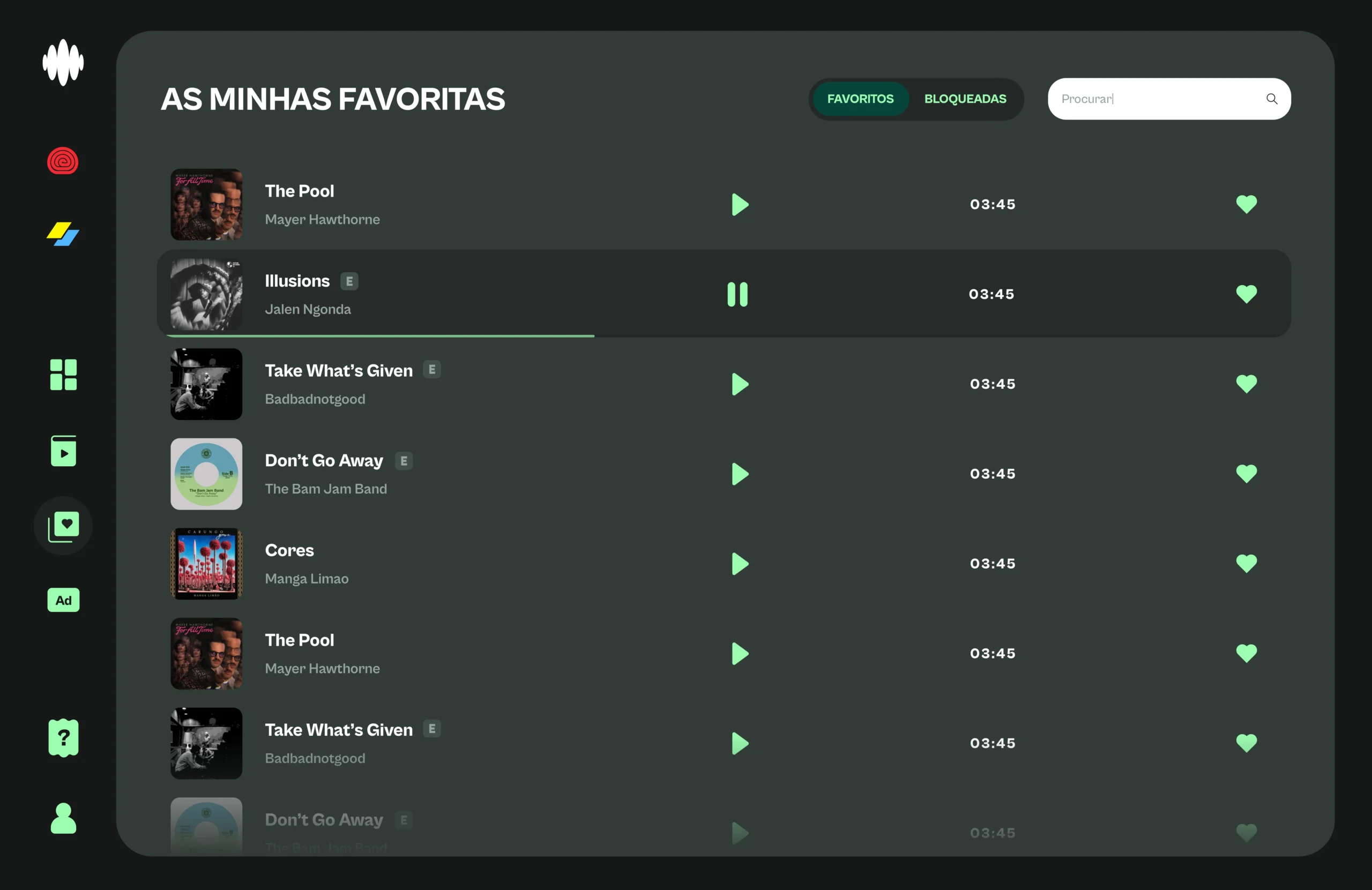 Feedback Automático de Música com Gostos e Bloqueios | OnStore Music